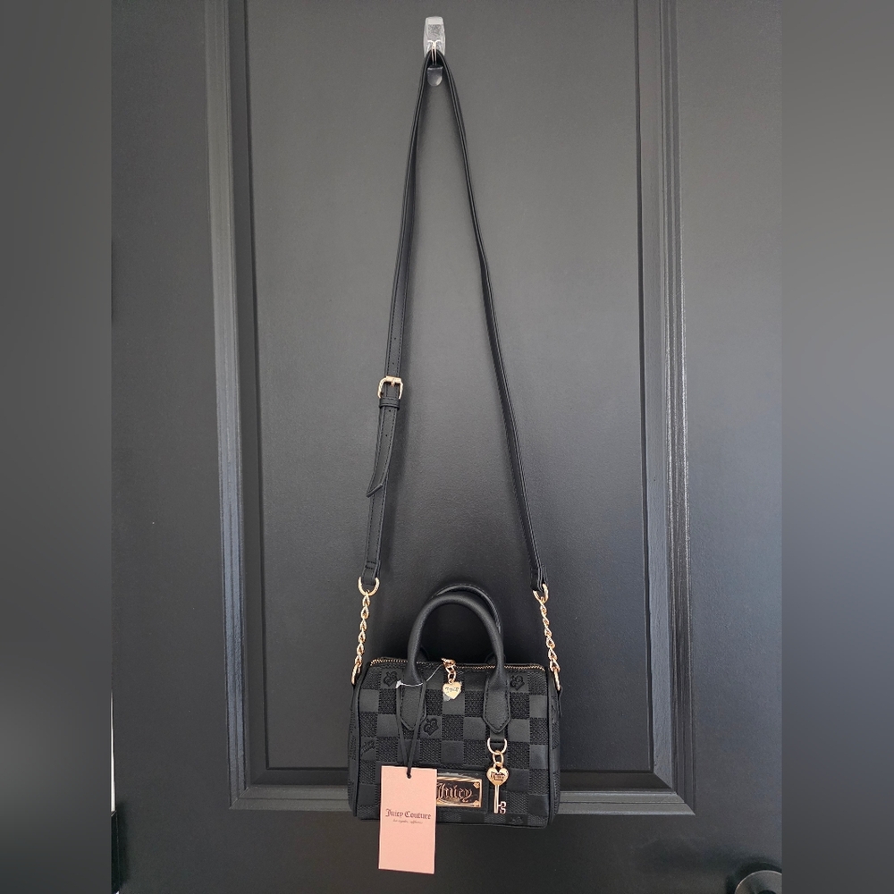 NWT Juicy Couture Miss Indepenent Crossbody - Liquorice - Picture 2 of 6